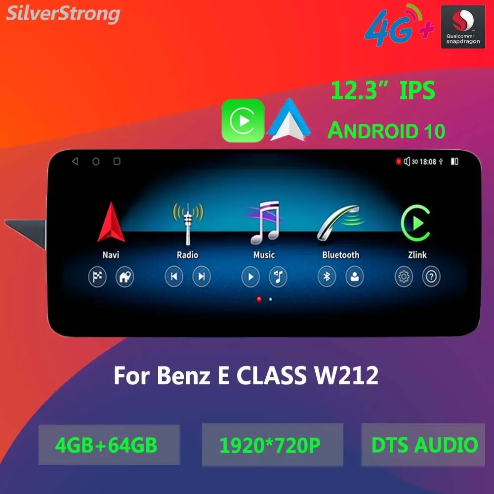 

Автомобильный GPS навигатор, экран 12,3 дюйма, Android 12, для W212 2009-2016, Wi-Fi, SIM, BT, IPS, сенсорный экран, GPS навигатор Carplay1920 * 720, DTS аудио