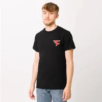 Faze Clan Team Uniform CSGO Competition Short Sleeve Cotton Team Rain Game Cotton Crew Neck T-Shirt Large Size Loose Men's Top 1