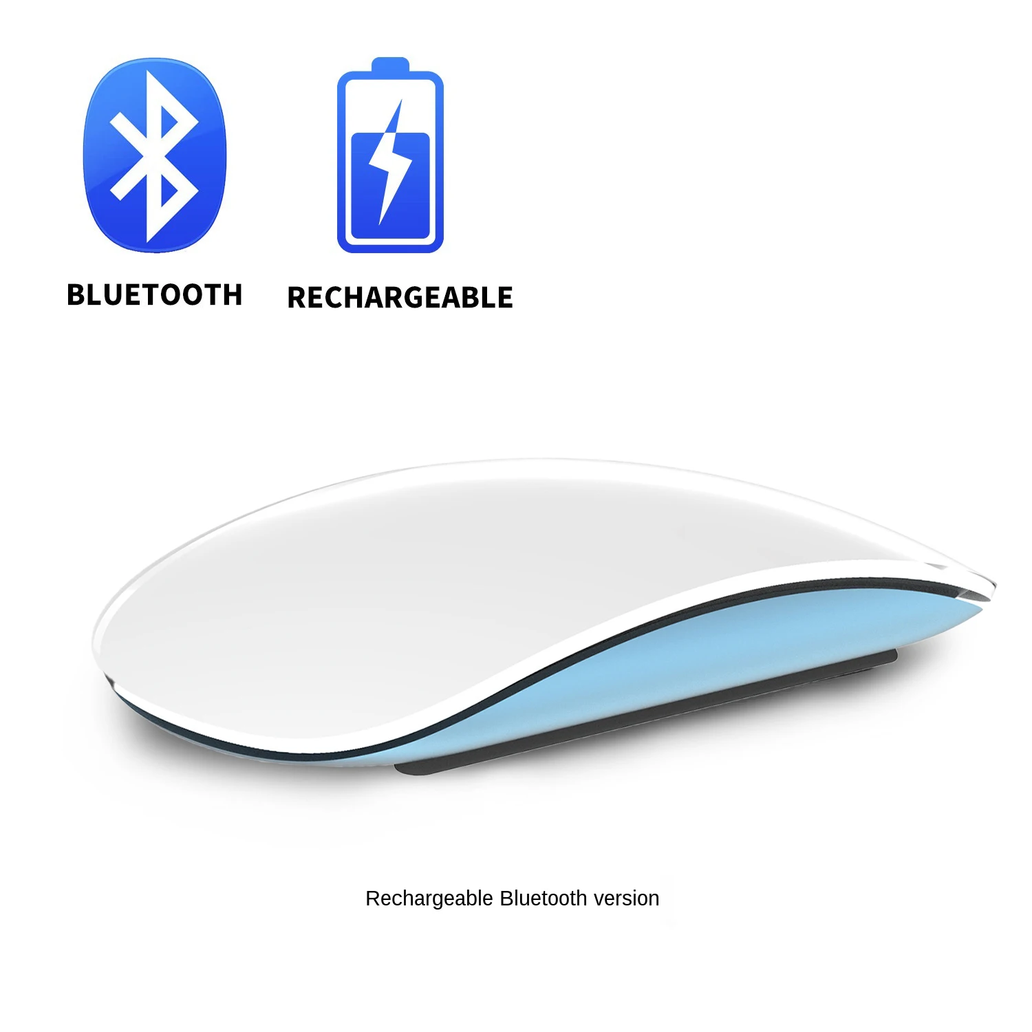 Per Mac Bluetooth 4.0 Mouse Wireless Ricaricabile Silenzioso Multi Arc Touch Mouse Mouse Magico Ultrasottile Per Laptop Ipad Pc Macbook