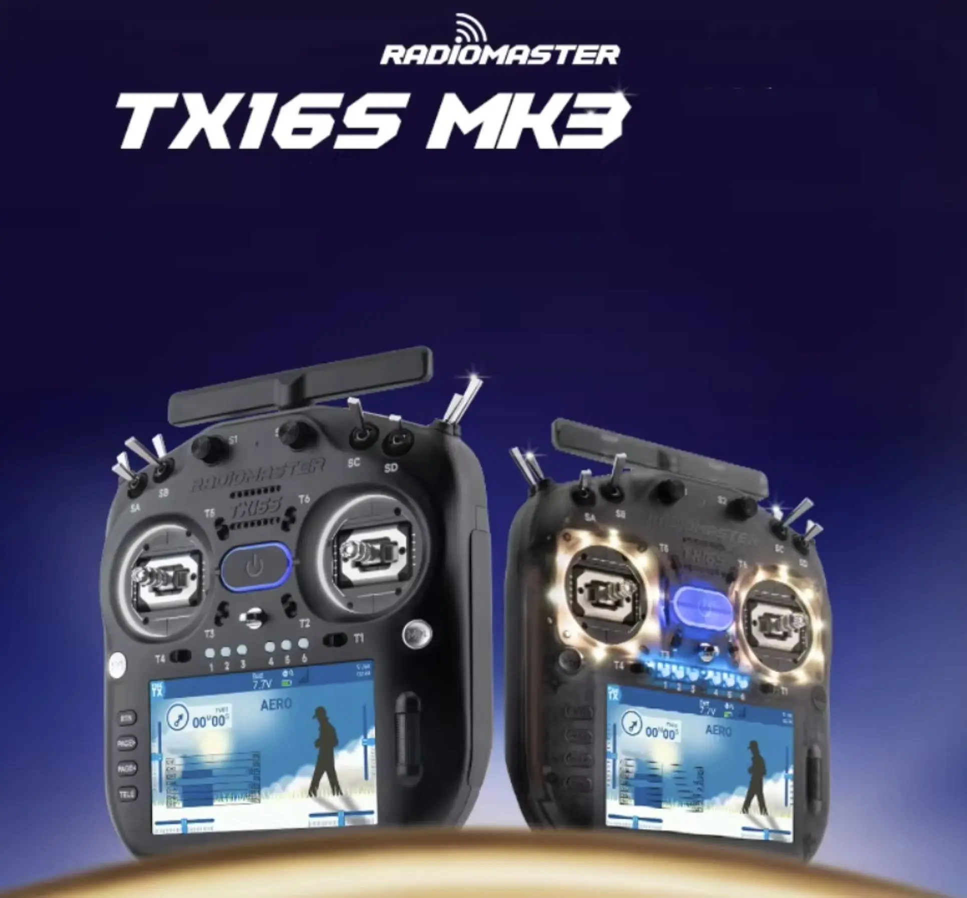 RadioMaster TX16S MK3 2.4GHz ExpressLRS 16 canaux radiocommande drone