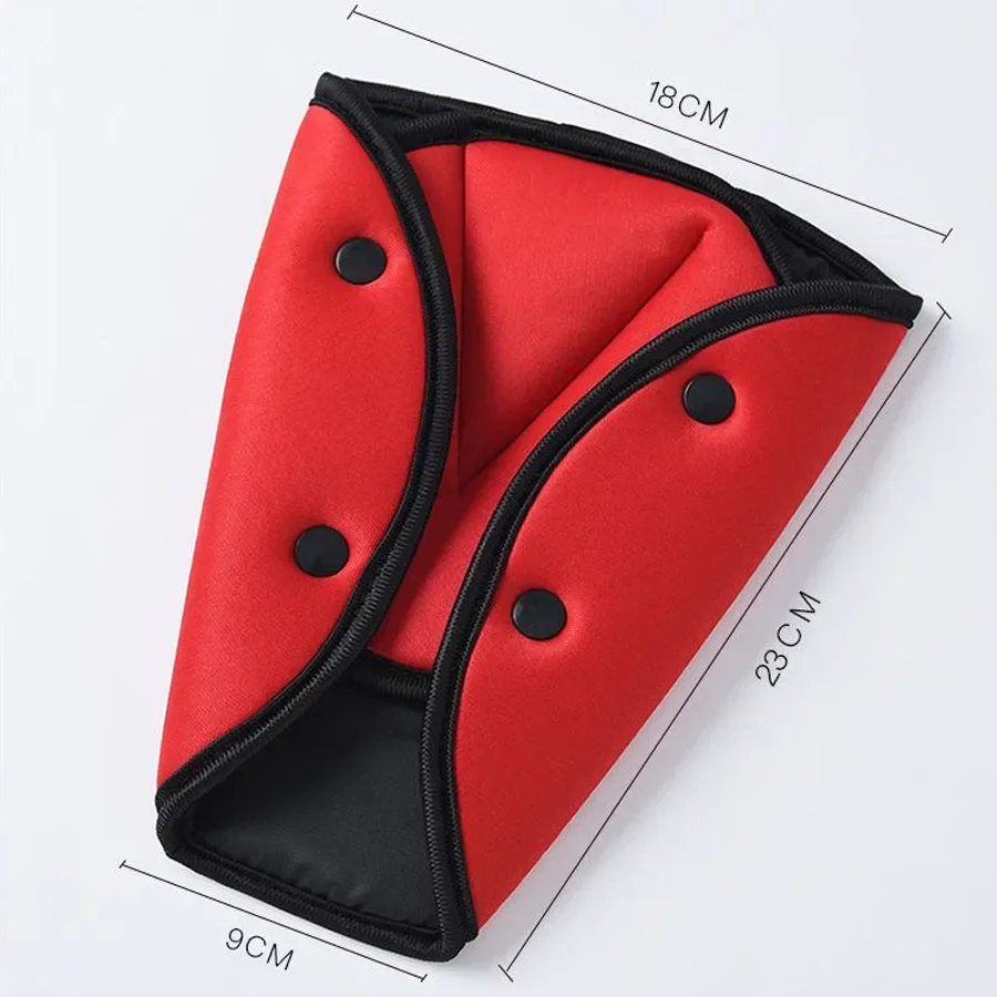 Seat Belt Adjuster for Kids Adults Triangle Positioner Car Seat Strap Pads Cover Adjuster for Kid Belt Clips Safety Strap