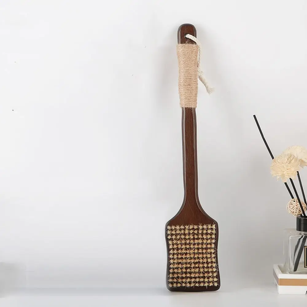 Description Picture 4 of itemSkin Care Wood Long Handle Brush Ergonomic Self Care Bath Exfoliating Brush Soft Bristles Massage Brush Skin Cleanser
