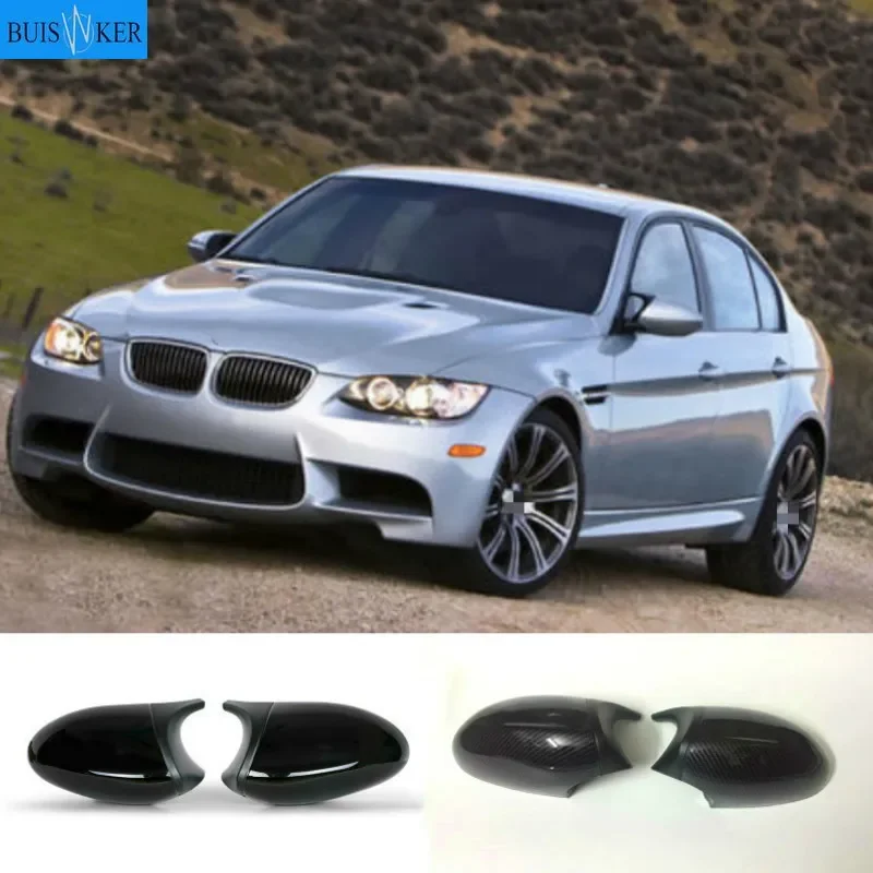 2Xmirror Cover E90 Car Side Door Coperchio Specchietto Retrovisore Per Bmw E90 E91 2005-2007 E92 E93 2006-2009 M3 Style E80 E81 E87