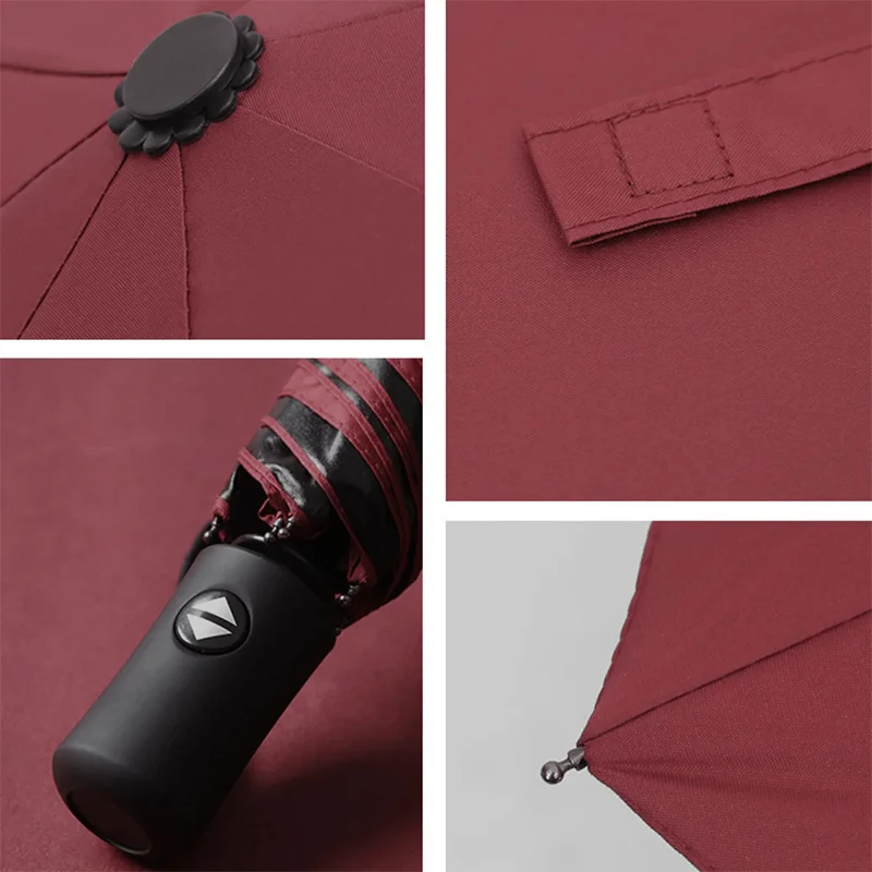 Automatic Umbrella Fashion Large Travel Heavy Duty Windproof Waterproof Fully Open And Close Sunshade Rain