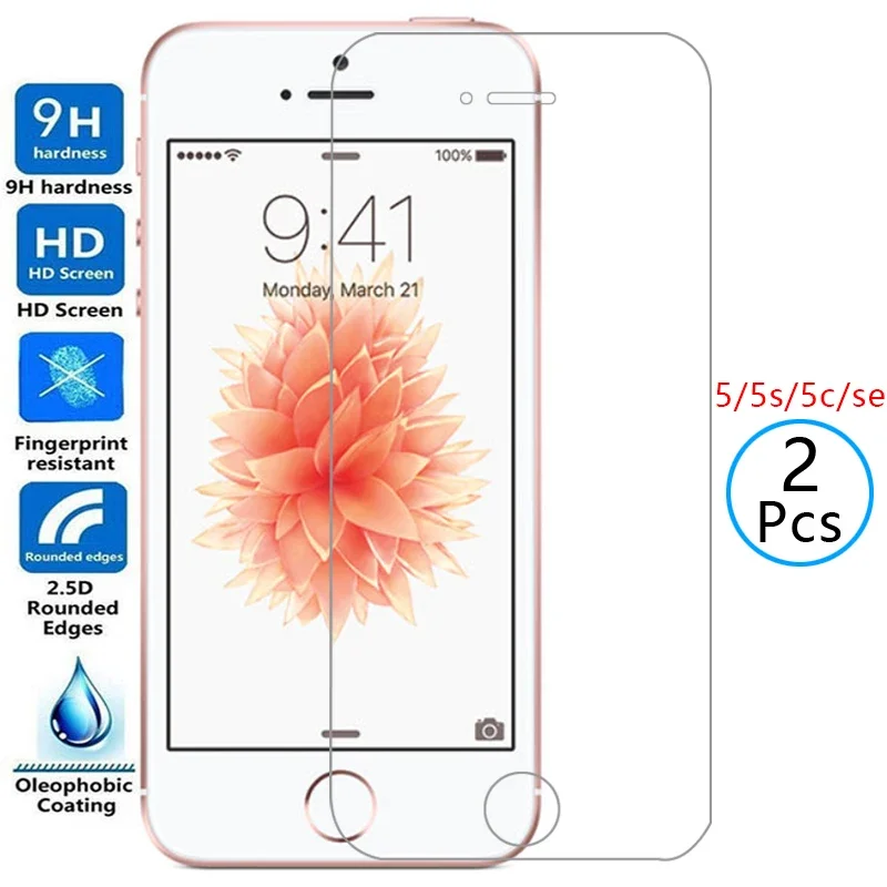 Vetro Temperato Protettivo Per Iphone 5 S 5C Se 5 S E C Pellicola Salvaschermo Su I Phone S5 C5 Es Iphone5 Iphone5S Pellicola Di Sicurezza Iphonese