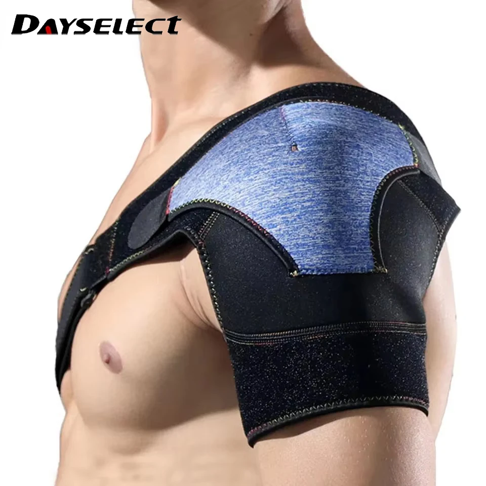 Weightlifting Shoulder Pads 1Pcs Adjustable Gym Barbell One Shoulder Pads Double Buckle Pressurized Neoprene Men Women Unisex