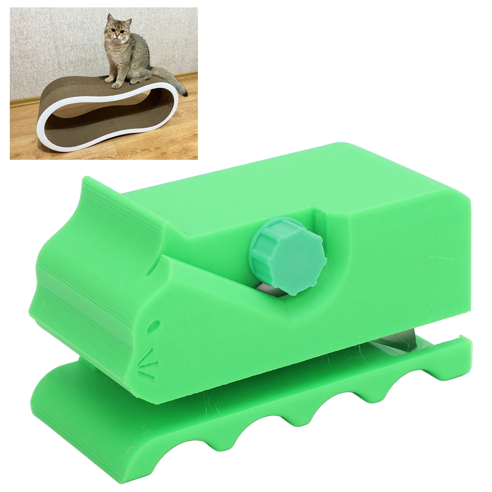 Cardboard Cutter for Cat Scratchers 3D Printed DIY Cardboard Stripper Cat Scratching Board Cutting Tool DIY Cardboard Cutter