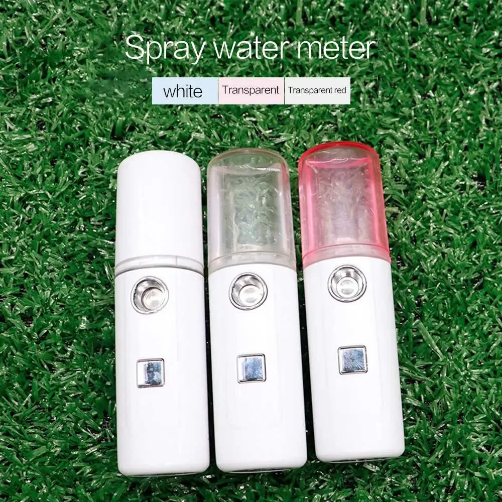 Face Stream Beauty Spray Handheld Water Machine Moisturizing Nano Ionic Mist Face Humidifier Sauna Facial Pore Cleansing Tool