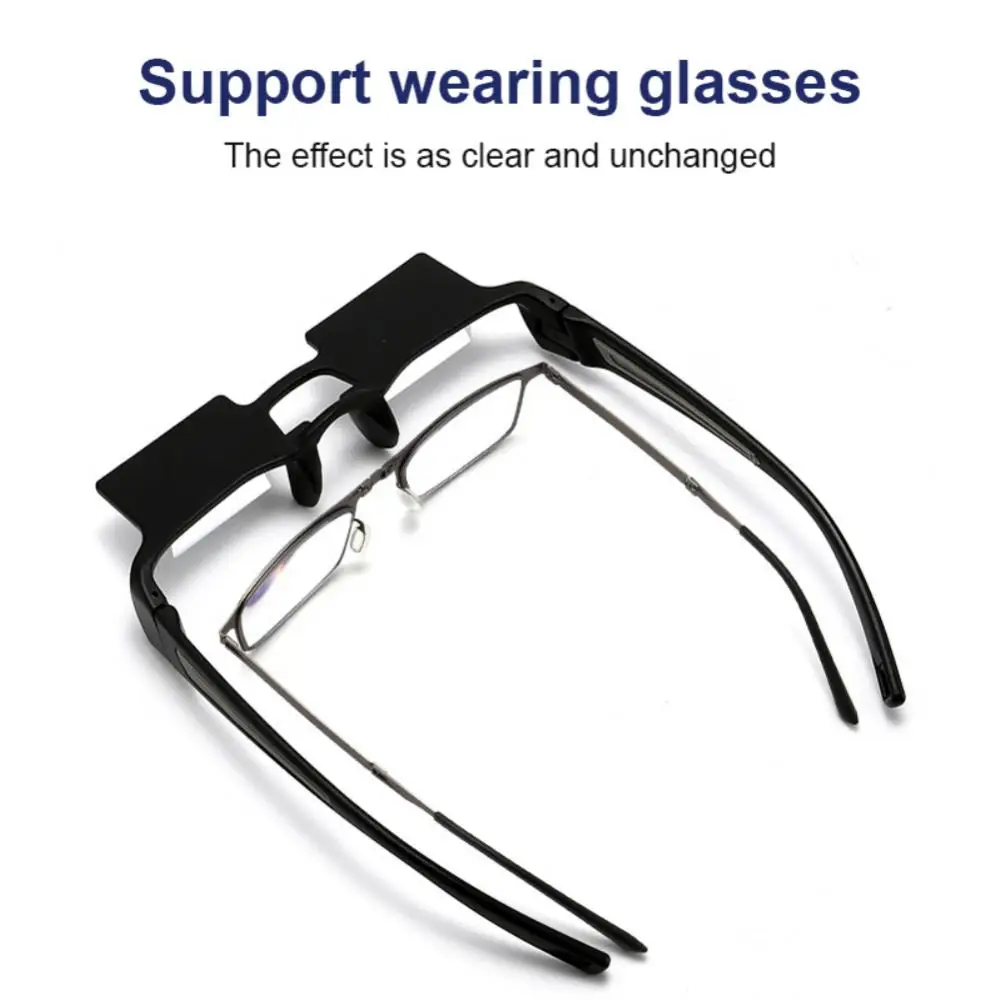 Reading Glasses Lazy Creative Periscope Horizontal Reading Sit On Bed Lie Down View TV Myopia Usable Prism Spectacles