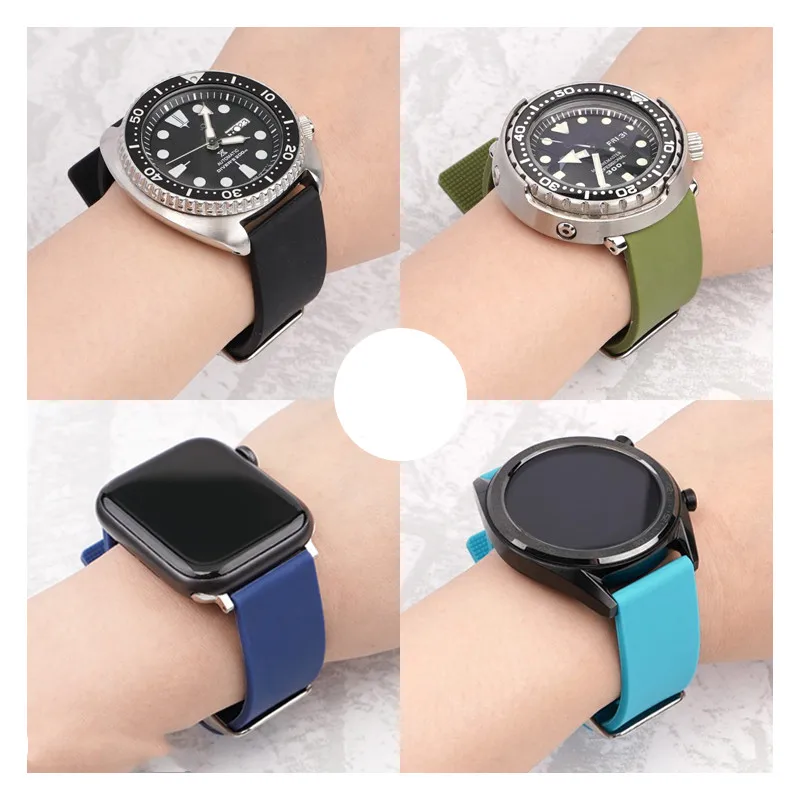 Silicone Sport Waterproof Replacement Watch Band Strap