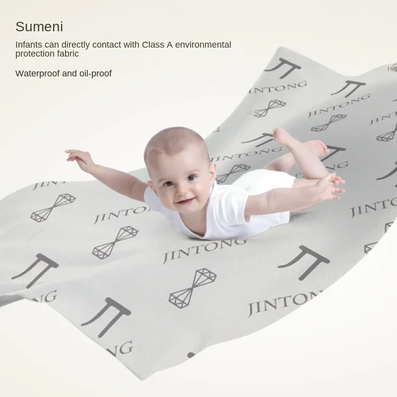 Multifunctional Folding Bed Touch Bath Diaper Table 5th Gear Adjustment Baby Care Tables with Wheel Changing Table for Baby