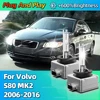 12V 35W HID Bulb Xenon Headlight 10000LM Bright D1S Car Lamp 6000K For Volvo S80 MK2 2006 2007 2008 2009 2010 2011 2012-2016 1