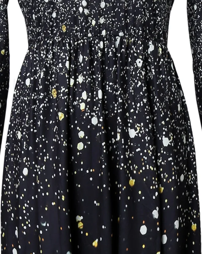 BKLD Fashion Shiny Gold Printed Long Sleeve Turtleneck Mesh Patchwork Split  Evening Party Dresses Clothes For Women Black Dress - AliExpress 200000345