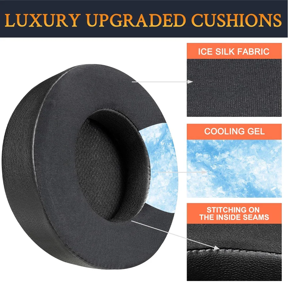 Replacement Foam Ear Pads for VIRTUOSO RGB SE/XT Headphones memory foam Earpads Protein Leather