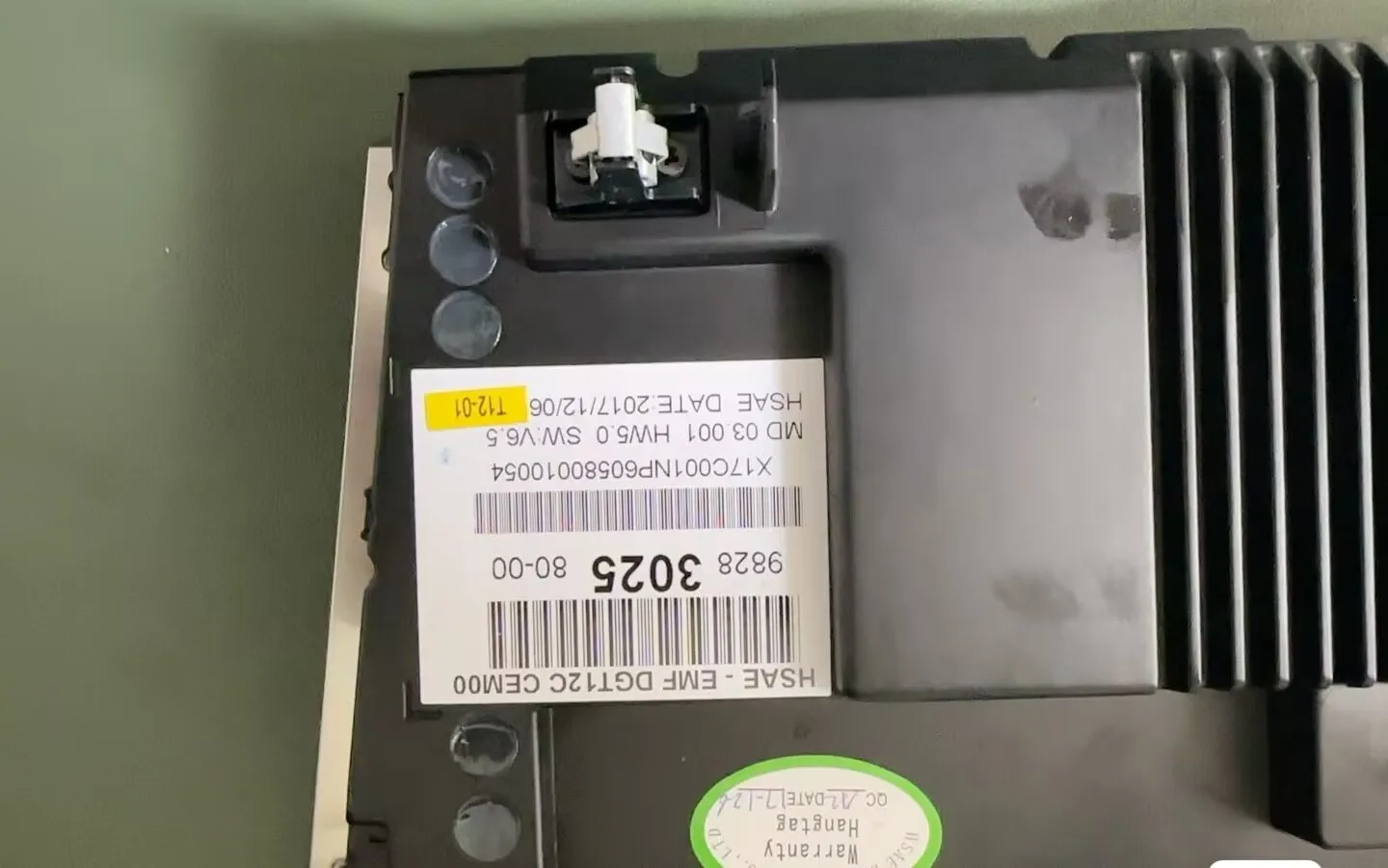 DS7 CROSSBACK(X74) DVD 네비게이션용 터치 스크린 패널이 포함된 디스플레이 LCD 9828302580   RP 9834893380