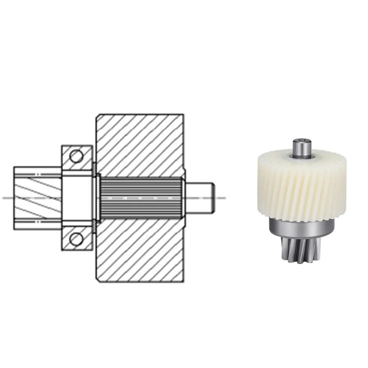 For Tongsheng TSDZ2B Mid Drive Motor Upgrade Part Gear Electric Bicycle Conversion Kit