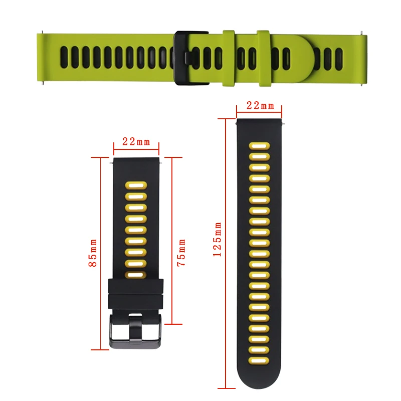 Silicone Band For Garmin Venu 2 Plus Wrist Strap For Garmin Venu SQ/Vivoactive 3 4/Forerunner245 158 55 645 Sport Bracelet Strap