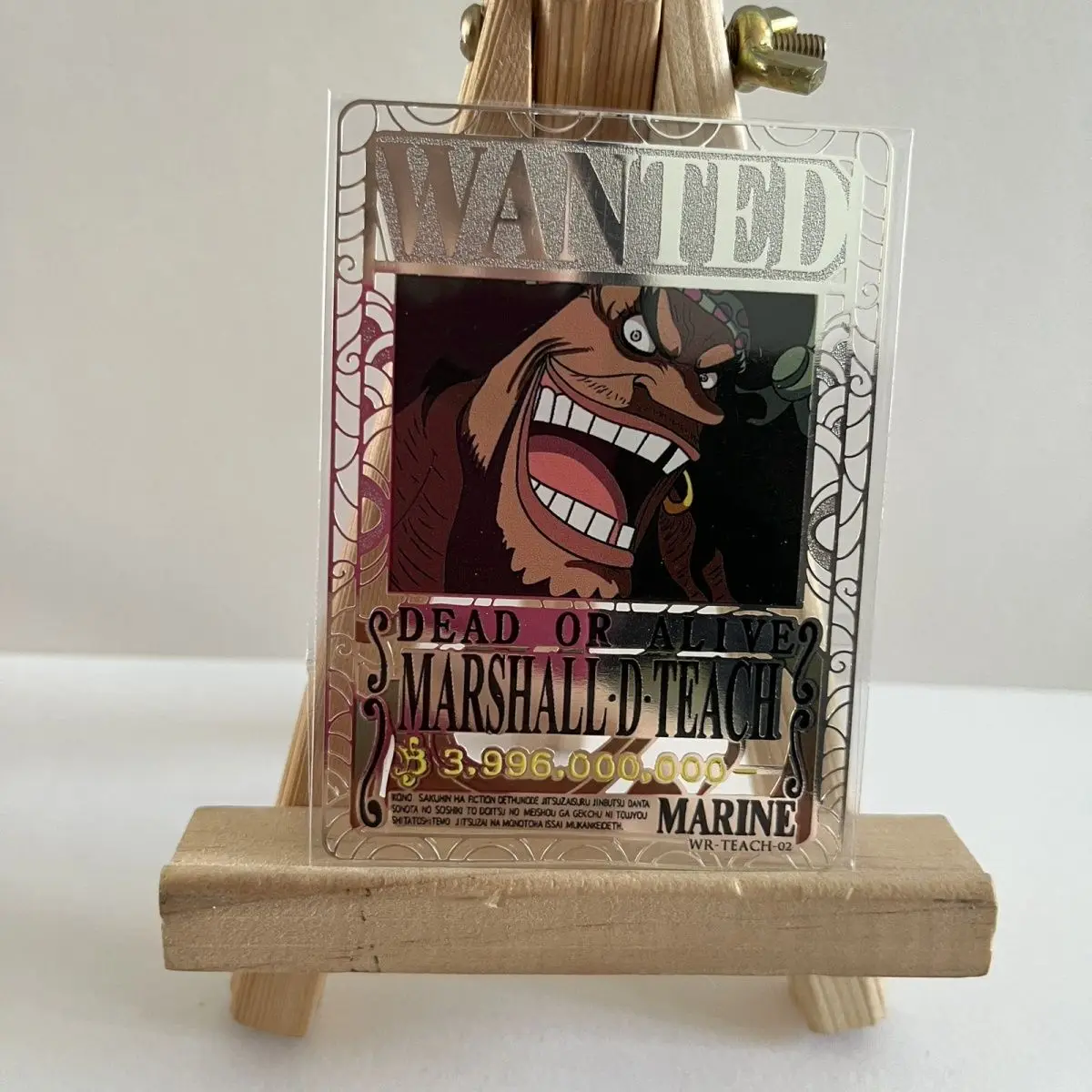Anime One Piece Shanks Luffy Zoro Sanji Edward Newgate Kaidou Silver Reward Metal Card Collection Card Toy Birthday Gift