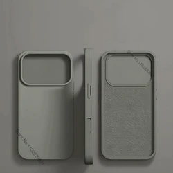 Premium Shockproof Liquid Silicone Phone Case - Soft Cover - iPhone 17 (Titanium Gray)