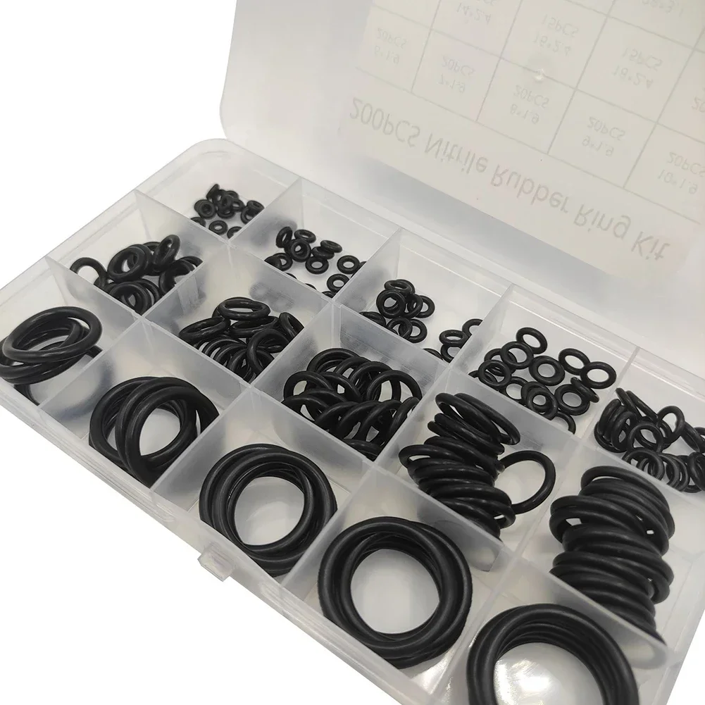 170pcs Scuba Diving Rubber Seal Tank Valve Hose Regulator Seal Rings Repair Kit Pool Replacement Parts For Diving Environment scuba diving accessories pool replacement parts