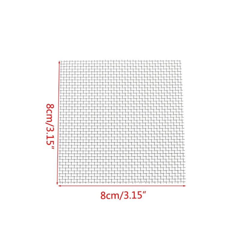 

Stainless Steel Woven Wire Mesh 8x8 for cm Metal Mesh Pieces Sheet Great for Aquarium Fish for Tank Aquatic Plants Moss