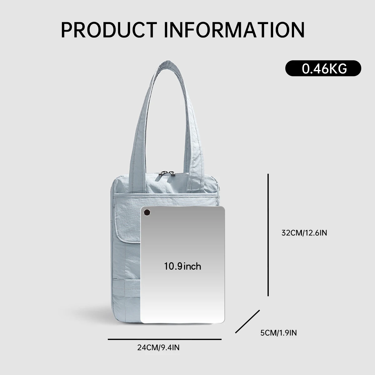 Shoulder Bag Multi-Purpose Tote Bag Simple Commuter iPad Protective Bag Laptop Bag Notebook Liner Bag for Women