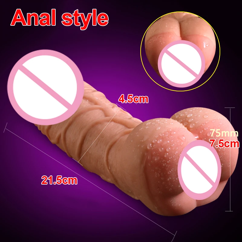 Big Dildo Realistic Vagina Sleeve for Men Sex Toys