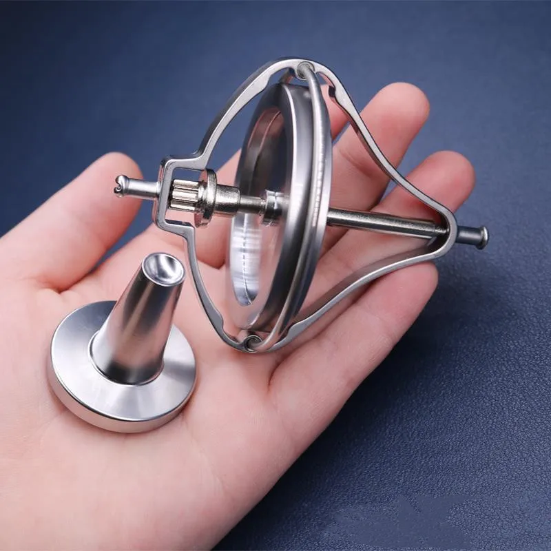 Fidget Toy Metal Mechanical Anti gravity gyroscope development thinking education Newton balance physics science children's gift