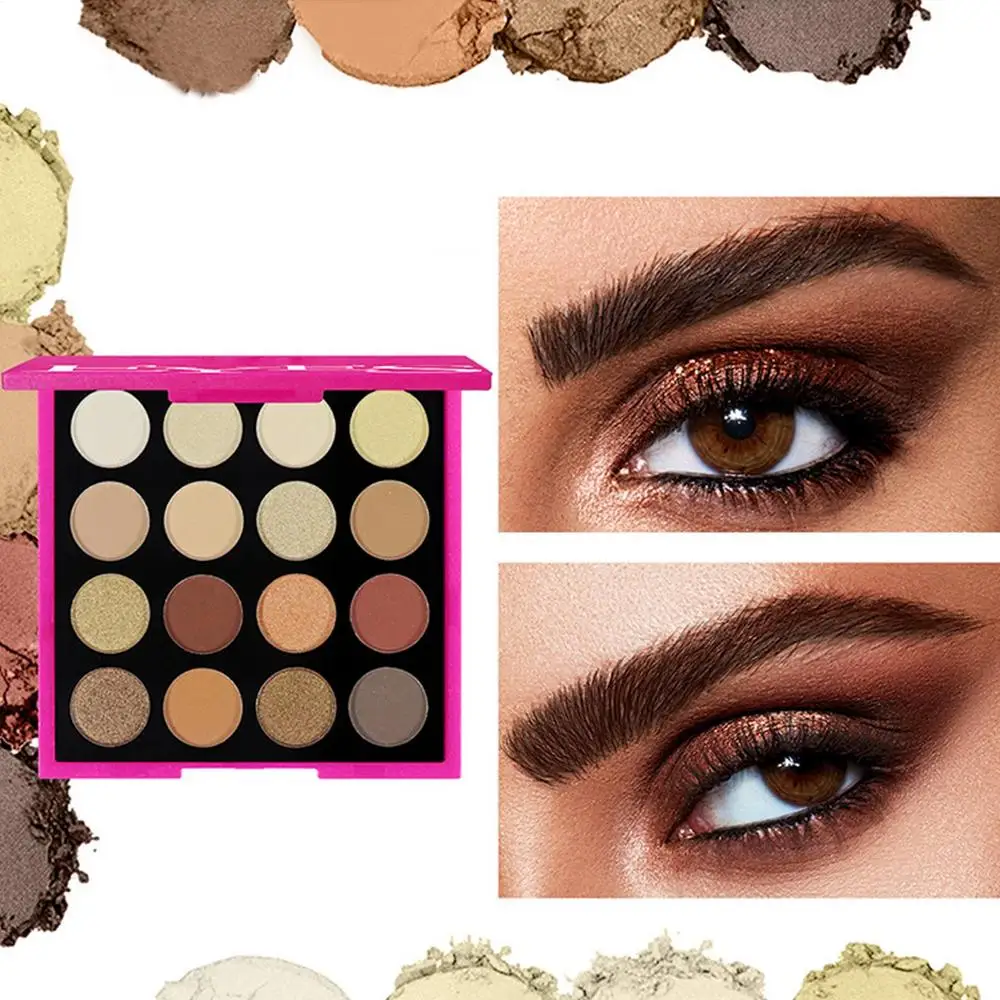 Eye Makeup Kit Professional Eyes Make Up Kits Mascara Eyeshadow Palette Eyelash Curler Brow Stamp Stencil Eyeshadow Brush Kit