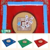 80x80cm Large Mahjong Mat Anti-Noise Toard Game Table Mat Polyester Slid-Proof Mahjong Accessory Tablecloth for Home Game Party 1