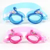 Professional Swimming Goggles Girl Cartoon Swim Glasses with Ear Plug Waterproof Anti Fog Swim Eyewear For Children Kids Gifts 4
