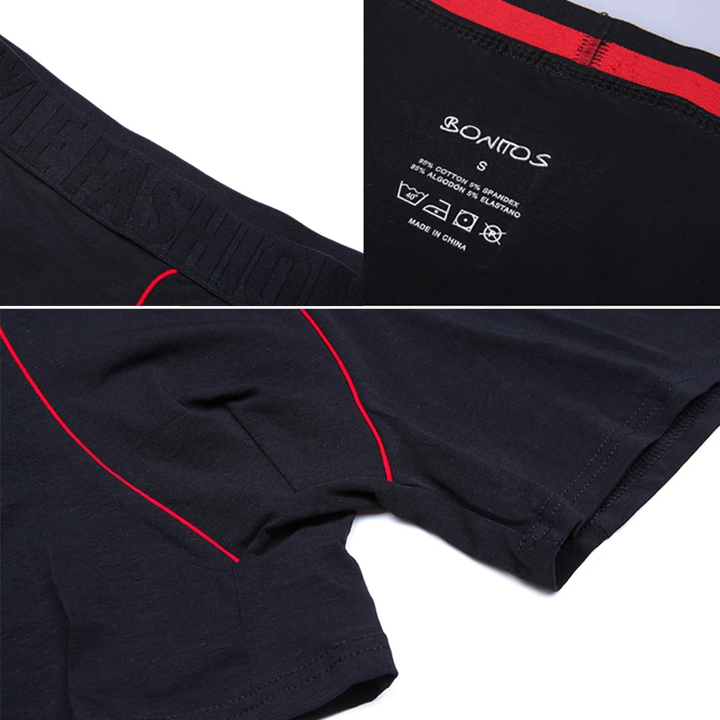 4pcs Boxer Shorts Mens Cotton Underwear Man Slip Men's Panties Sale