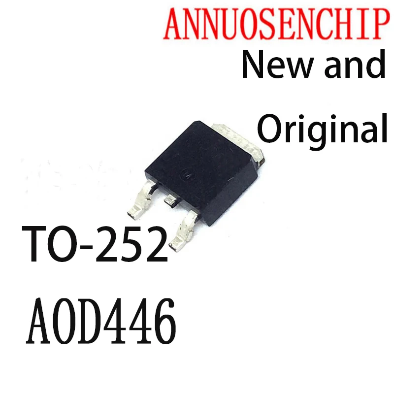 

10PCS New And Original TO-252 D446 TO252 MOSFET N-CH 75V 10A AOD446