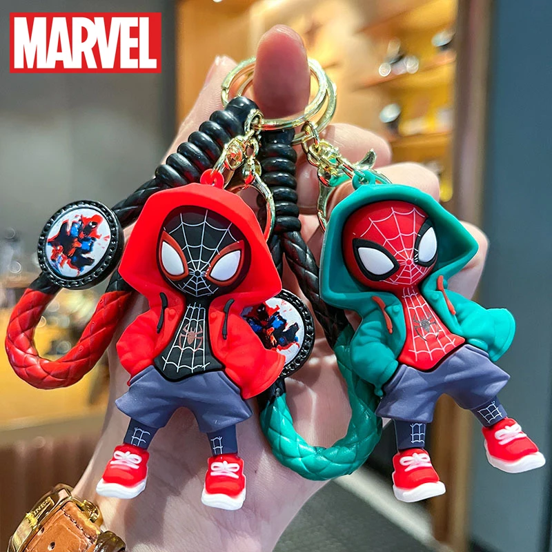 

Трехмерная кукла в стиле фильма Marvel Человек-паук, школьная сумка, подвеска для пар, подарки