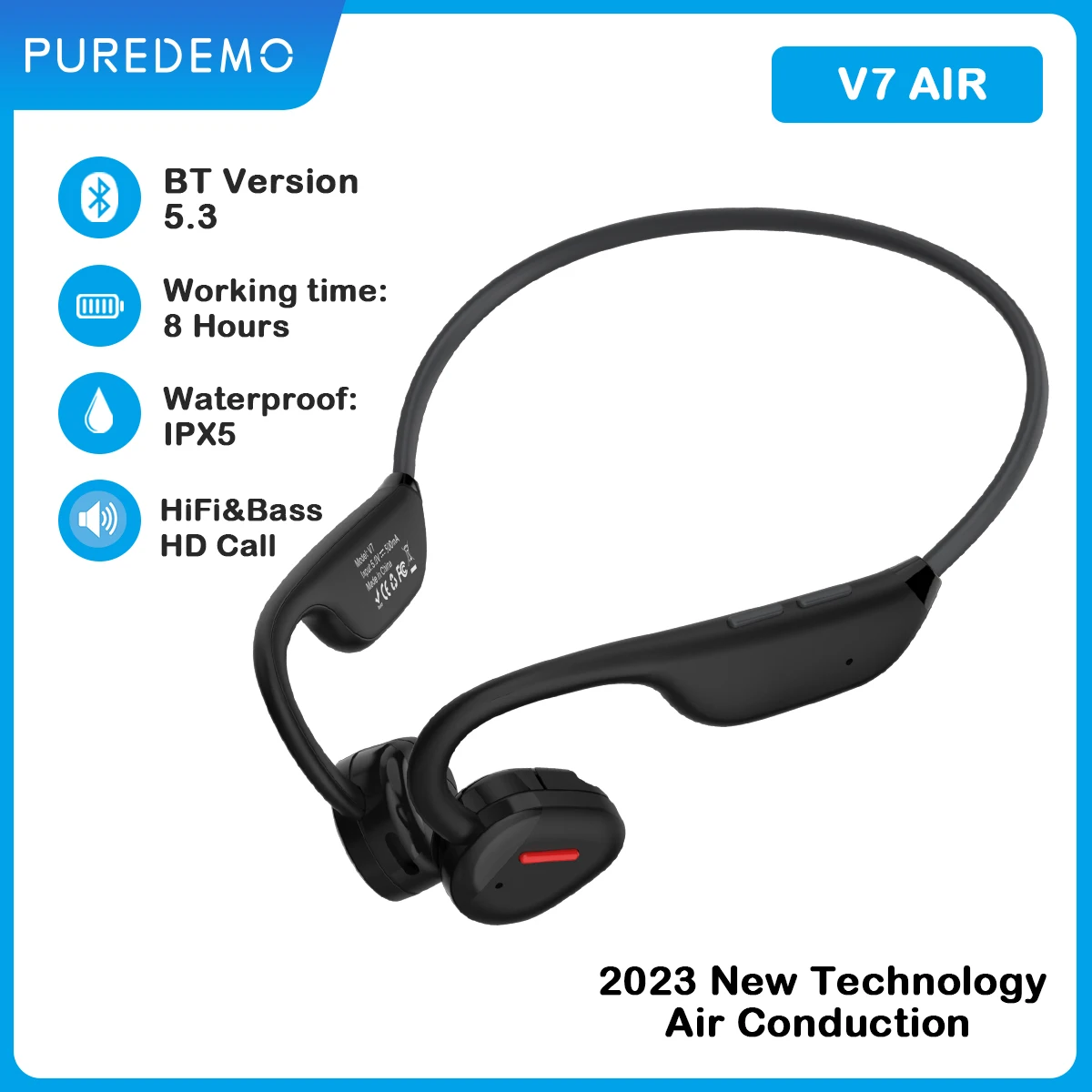  Auriculares para correr; auriculares inalámbricos Bluetooth  V5.0 especialmente diseñados para corredores : Electrónica