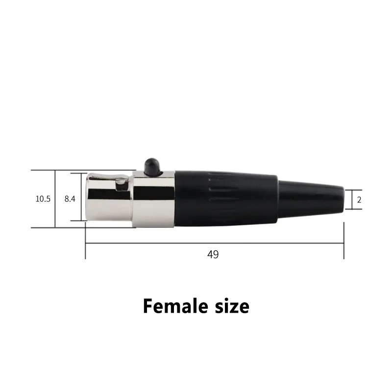 미니 아연 합금 및 구리 XLR 항공 커넥터, 암 플러그 수 소켓 핀, 마이크 오디오 비디오 연결용, 3 핀, 4 핀, 5 핀, 6 핀