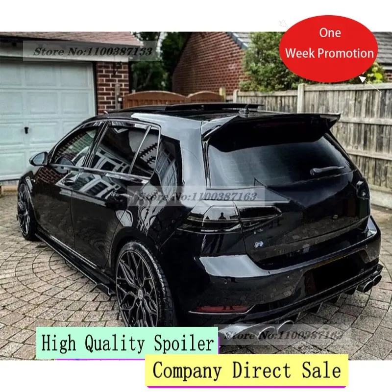 Oettinger Style Roof Spoiler For Volkswagen Golf Mk7 7.5 Gti R Gtd Abs Rear Spoiler 2013 2020