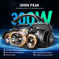 W-KING 200W RMS Portable Bluetooth Speakers, Massive Bass Party Boombox IPX7 Waterproof Speaker Large, Loud Outdoor Speaker - Image 2