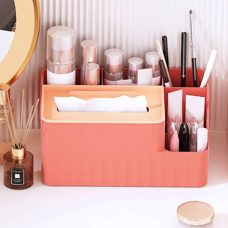 Tissue Holder Tissue Box Livingroom Storage Box Napkin Holder Kitchen Paper Container Portable Multifunctional Sundries Ontainer 5
