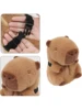 1 piece, Capibala Plush Car Tissue Box Holder, Capybara Cartoon Holder Decorative Napkin Holder, Creative and Cute Plush Decorat 6