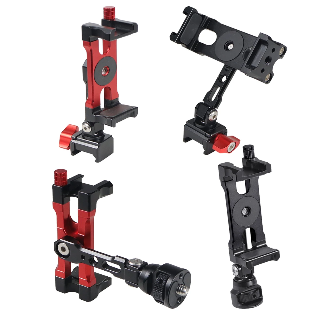 Description Picture 2 of itemNATO Rail Clamp Mobile Holder Cold Shoe Mount Clip for Smartphone Camera Cage Rig for DJI Gimbal RS3 RS4 Monitor Tripod Bracket