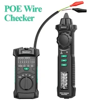 Tracker Cable LCD POE Cable Tester Toner Wire Checker Cat5 Cat6 Test Telephone/Network Cable Wire Tracker Toner Network Tool 2