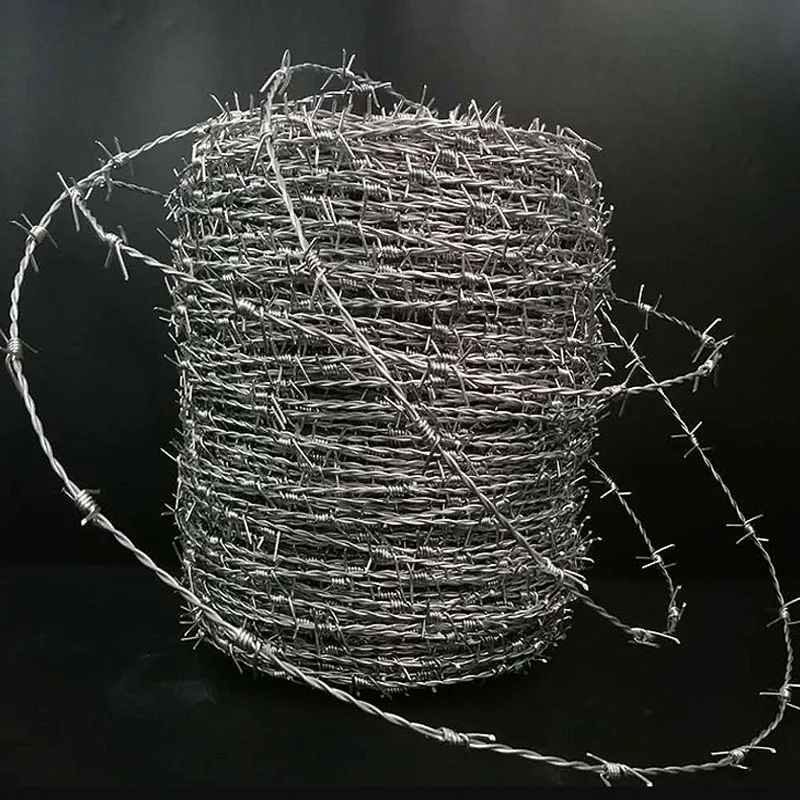 Selling 200m Hot Dipped Galvanized Steel Barbed Wire Farm protective fence with low price