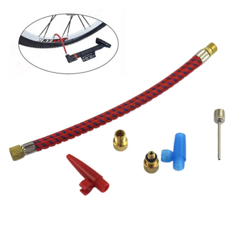 MTB Wheel Inflatable Hose Needle Adapter Volleyball Basketball Valve