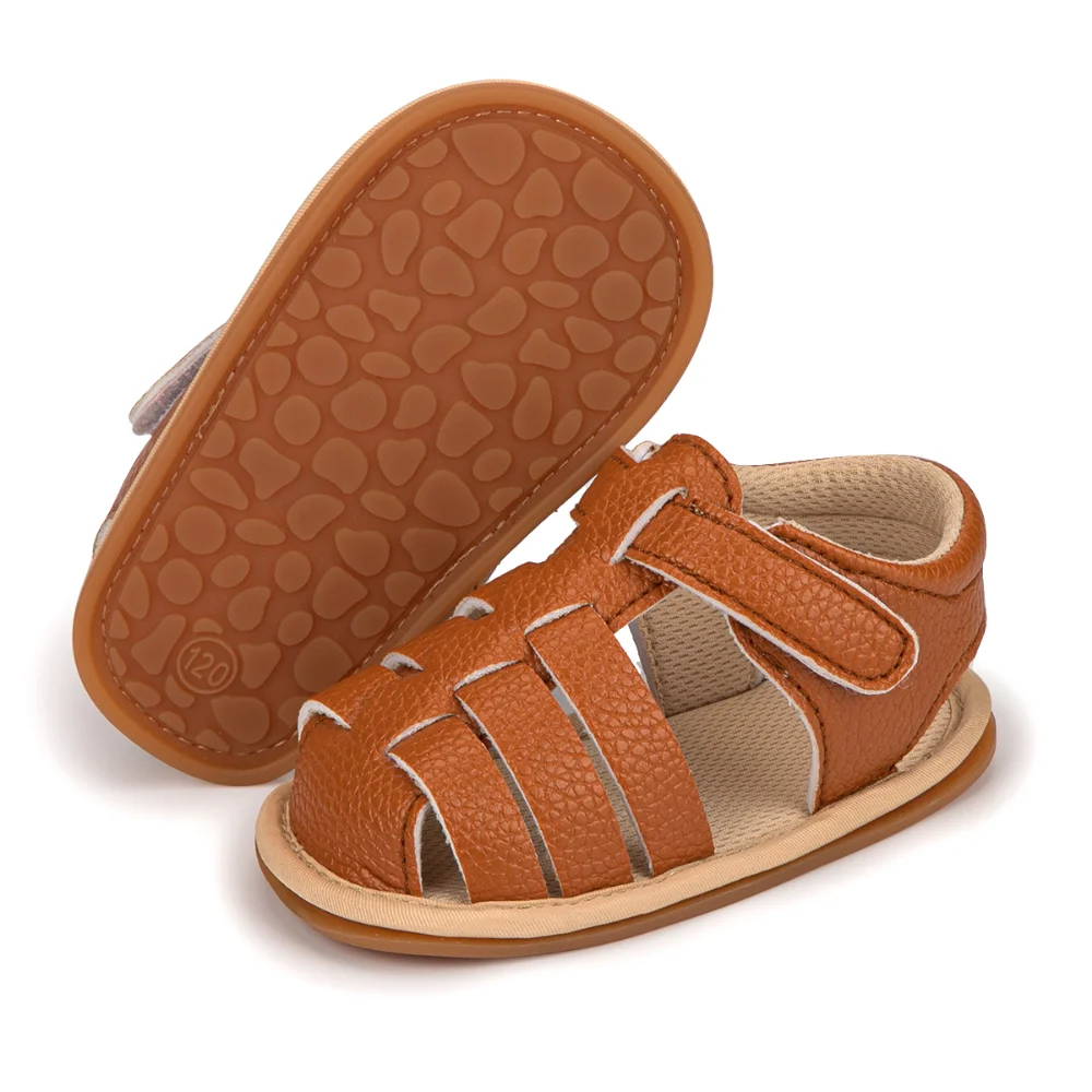 Kids Sandals Baby Sandals Summer PU Leather Rubber Sole