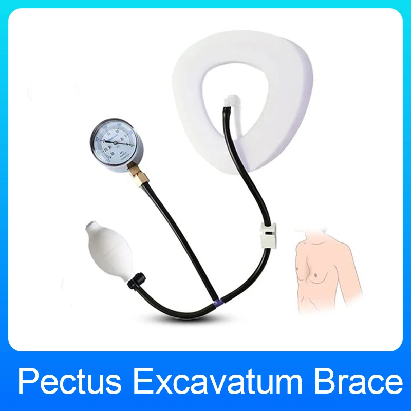 NICHOY Campana a Vuoto per Pectus excavatum - Tutore per ortesi per Pectus excavatum per Adulti e Bambini, tutore per Sterno, Trattamento Non Chirurgico per Torace infossato(L-L