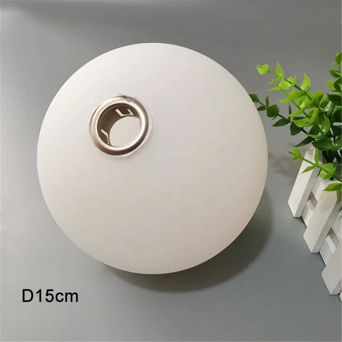 매트 화이트 글로브 G9 유리 그늘 교체 2cm 스레드 D6cm D8cm D10cm D12cm D15cm D18cm G9 램프 용 나사 유리 커버