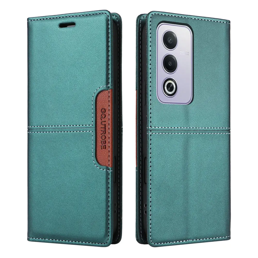 Luxury RFID Leather 360° Protective Wallet Phone Case with Magnetic Closure