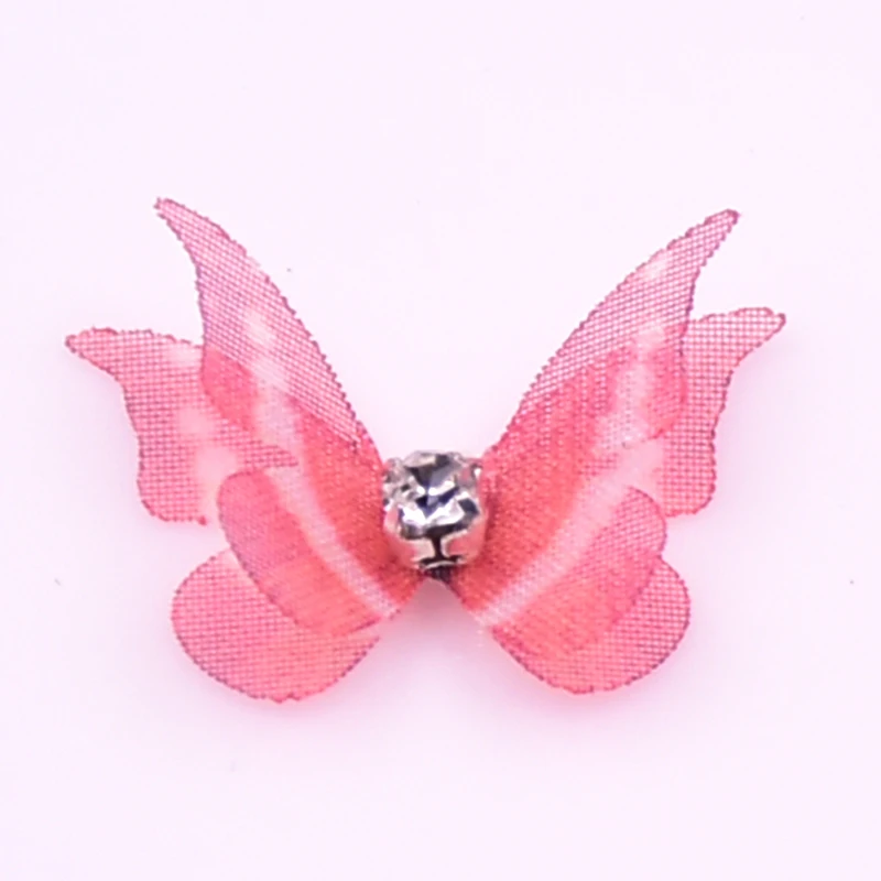 Set Di Due Toppe Ricamate A Forma Di Piccola Farfalla Rosa, Da Cucire - Foto 4