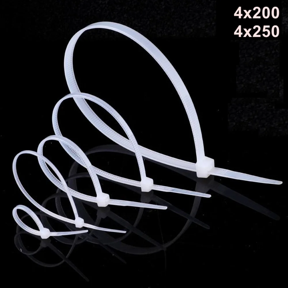 100/200PCS Waterproof Transparent Cable Sign Cards Label Display Identification Box Cable Tie Marker Tag Daily Tools